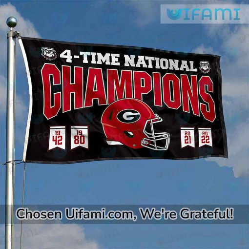 UGA Bulldogs Flag Irresistible 4 National Champions UGA Gift Ideas