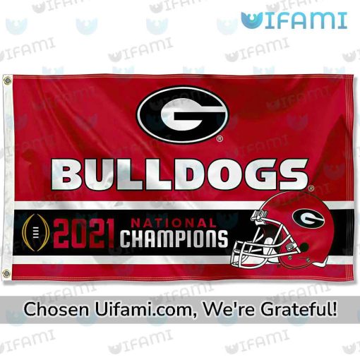 UGA Flag 3×5 Best 2021 National Champions Georgia Bulldogs Football Gifts