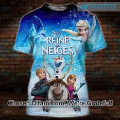 Womens Frozen Shirt 3D Cool Disney Frozen Gift