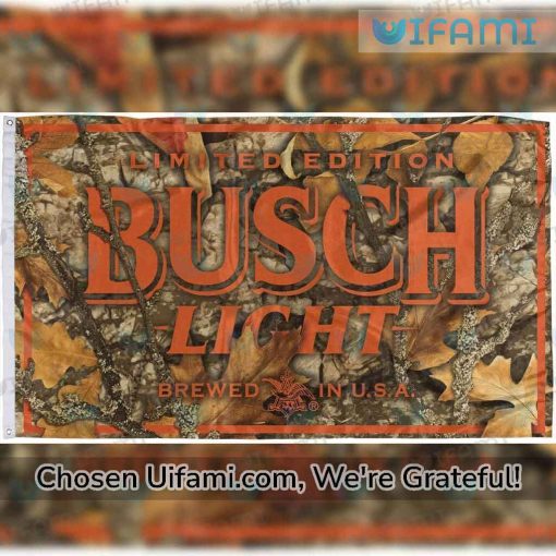 Busch Light Flag 3×5 Jaw-dropping Camo Busch Light Gift Set