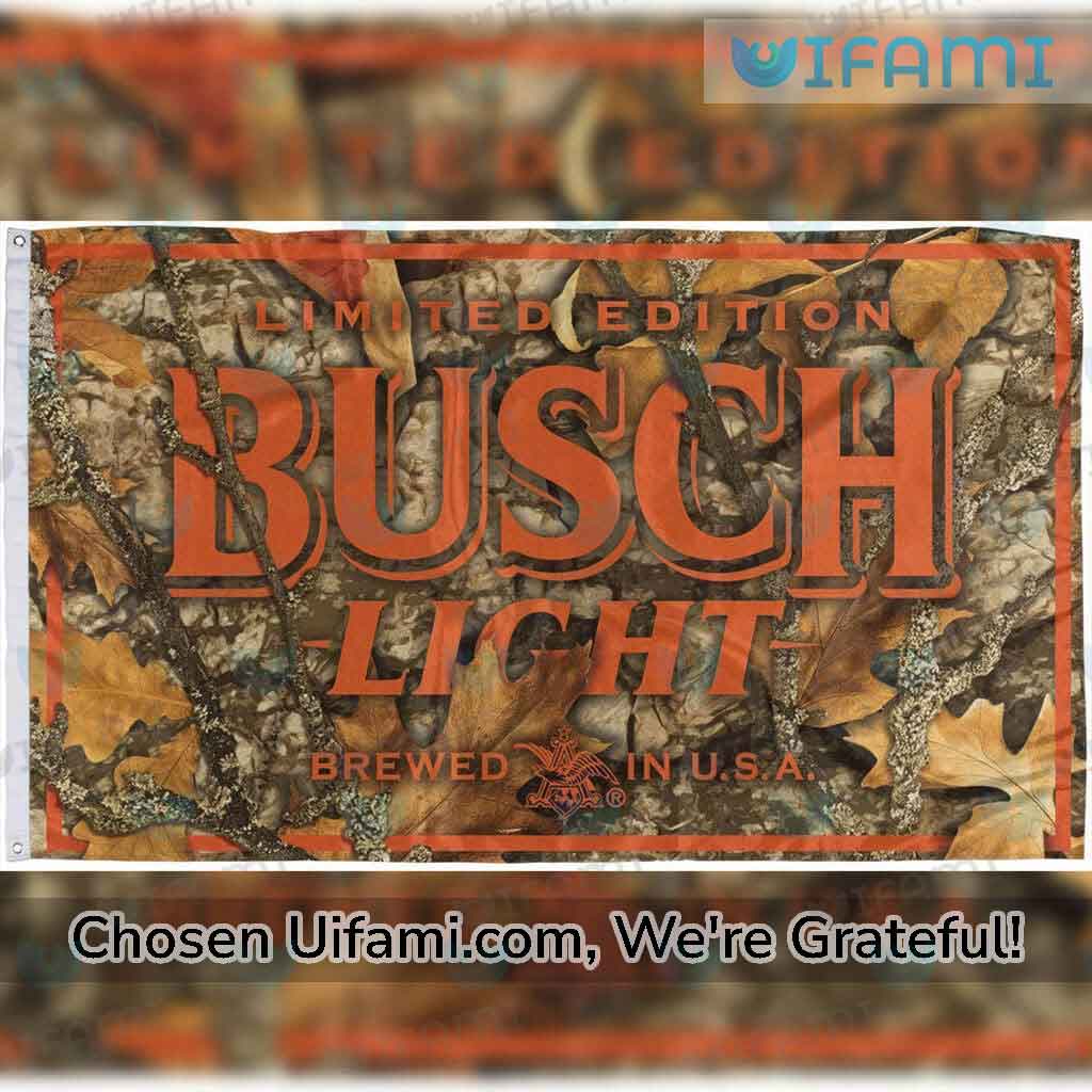 Busch Light Flag 3x5 Jaw-dropping Camo Busch Light Gift Set