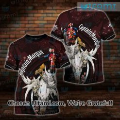 Captain Morgan Womens T Shirt Outstanding Deer Skull Gift Best selling