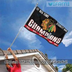 Chicago Blackhawks Flag 3x5 Superb Stanley Cup Champions Gift Exclusive