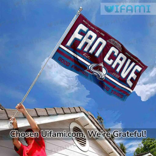 Colorado Avalanche House Flag Awe-inspiring Fan Cave Gift