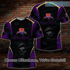 Crown Royal Whiskey Shirt Alluring Skull Crown Royal Gift Set