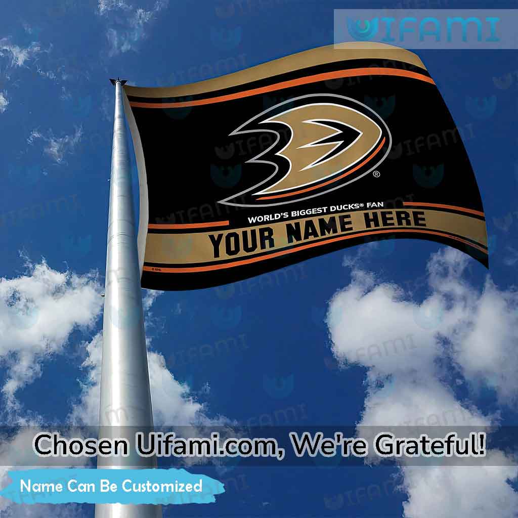 Custom Anaheim Ducks Flag 3x5 Greatest Biggest Fan Gift
