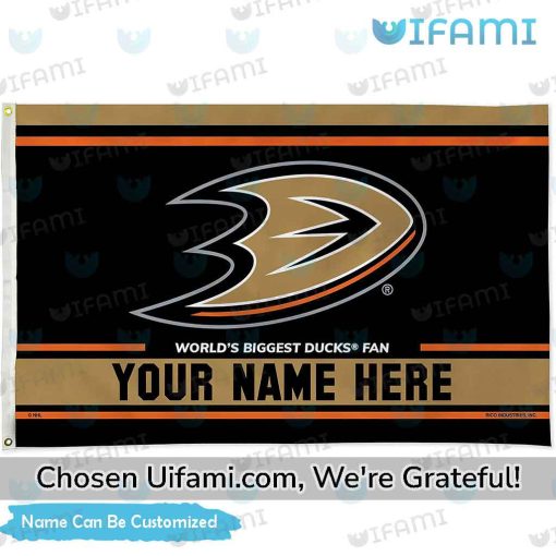 Custom Anaheim Ducks Flag 3×5 Greatest Biggest Fan Gift