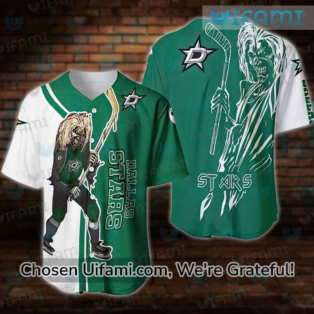 Dallas Stars Baseball Shirt Cool Iron Maiden Gift