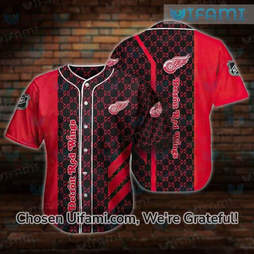 Detroit Red Wings Baseball Shirt Selected Gucci Gift