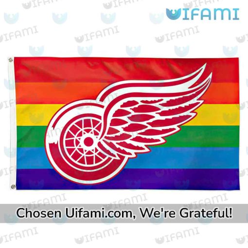 Detroit Red Wings Outdoor Flag Best Pride Gift