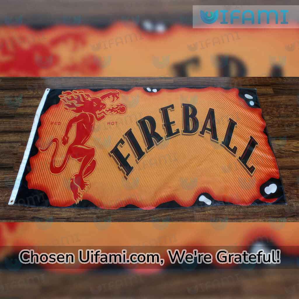 Fireball Whiskey Flag Special Fireball Gift