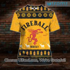 Fireball Whiskey Tshirts Alluring Christmas Gift Best selling