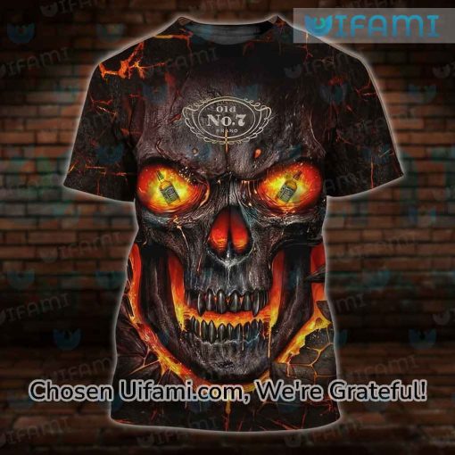 Jack Daniels T-Shirt Attractive Lava Skull Jack Daniels Gift Ideas