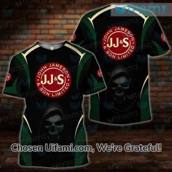 Jameson Whiskey T-Shirt Mens Fascinating Skull Gift