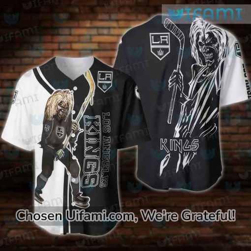 Los Angeles Kings Baseball Jersey Cheerful Iron Maiden Gift