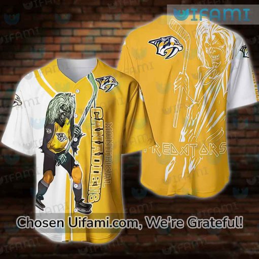 Nashville Predators Baseball Shirt Astonishing Iron Maiden Gift