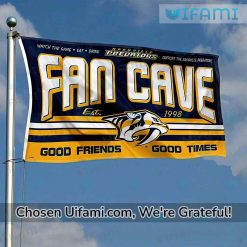 Nashville Predators House Flag Rare Fan Cave Gift Best selling