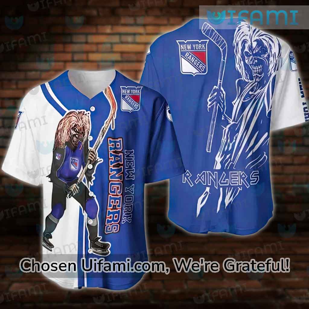 New York Rangers Baseball Shirt Inexpensive Iron Maiden Gift