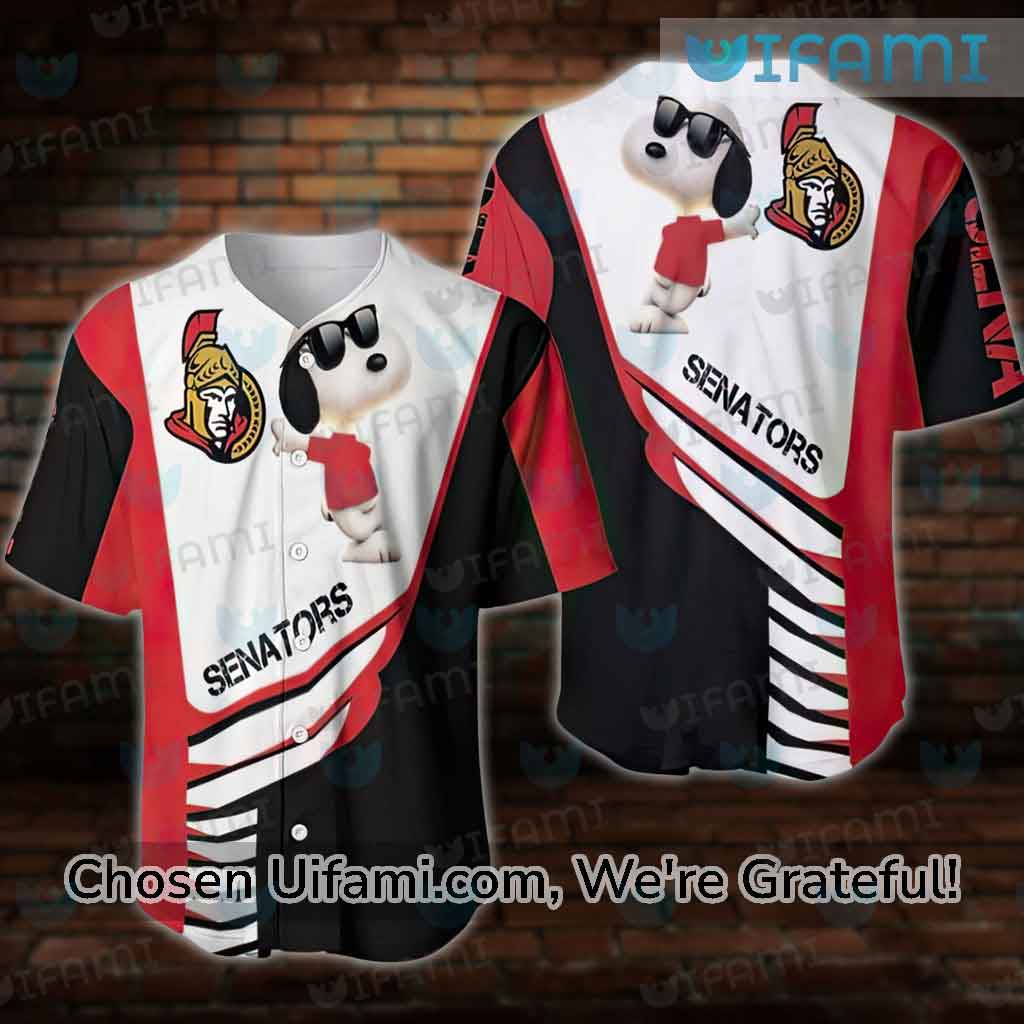 Ottawa Senators Baseball Shirt Awesome Snoopy Gift