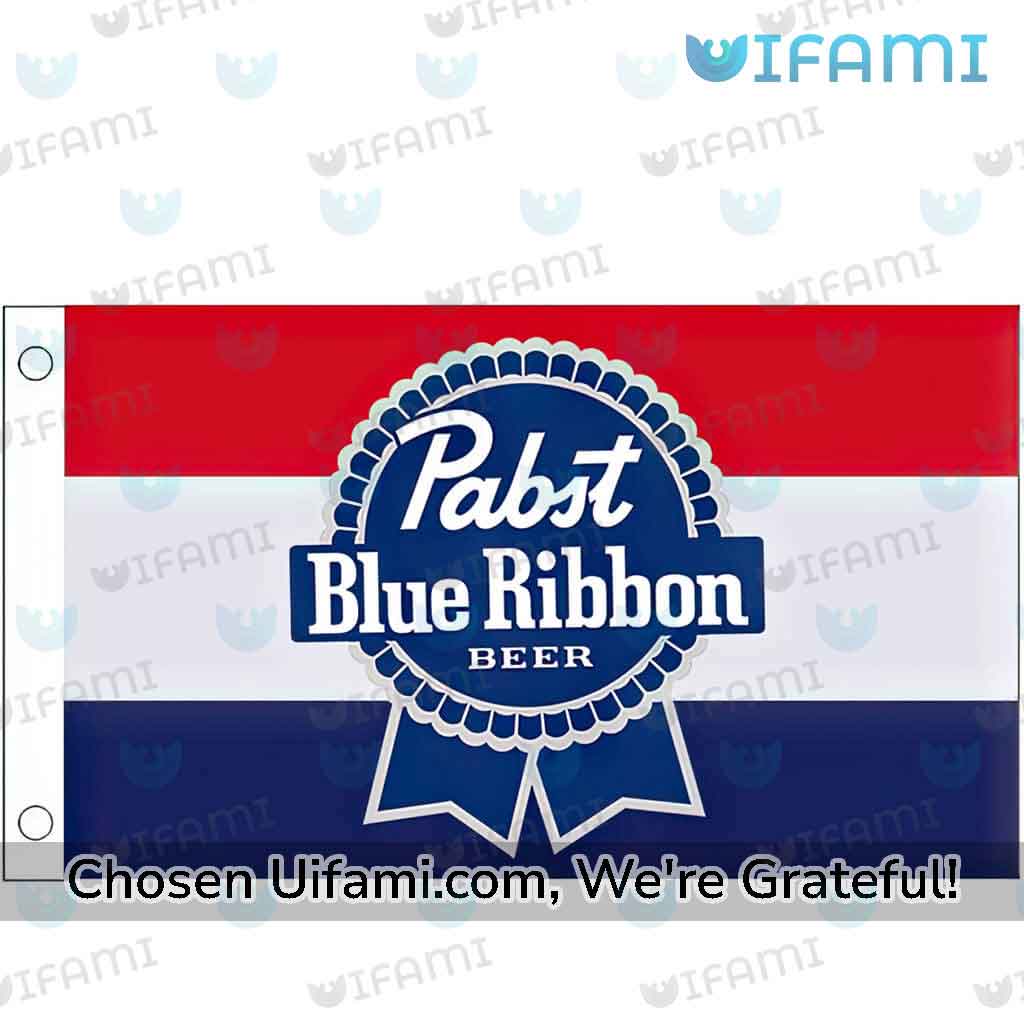 PBR Beer Flag Exclusive Pabst Blue Ribbon Gift Ideas