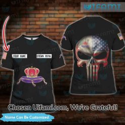 Personalized Crown Royal T-Shirt Impressive Punisher Skull USA Flag Gift