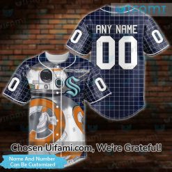 Personalized Kraken Baseball Shirt Cool Seattle Kraken Gift Ideas