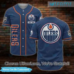 Personalized Oilers Baseball Jersey Comfortable Edmonton Oilers Gifts