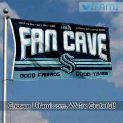 Seattle Kraken Outdoor Flag Radiant Fan Cave Gift Best selling