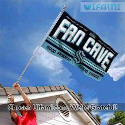Seattle Kraken Outdoor Flag Radiant Fan Cave Gift Exclusive