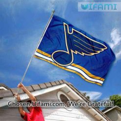 St Louis Blues Outdoor Flag Inexpensive STL Blues Gift Exclusive