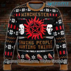 Supernatural Xmas Sweater Superior Supernatural Gifts For Men Best selling