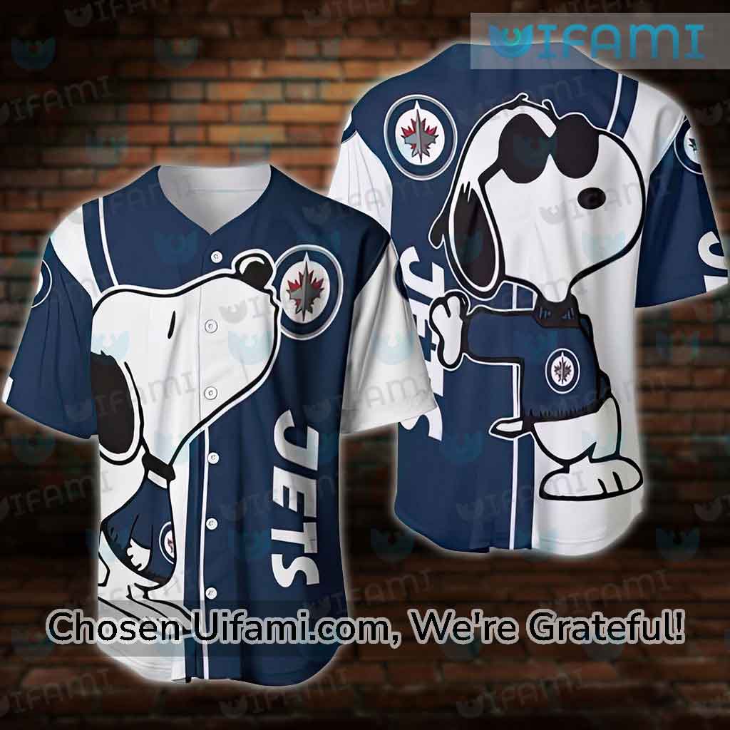 Winnipeg Jets Baseball Shirt Special Snoopy Gift