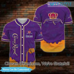 Customized Baseball Shirt Crown Royal New Gift Best selling