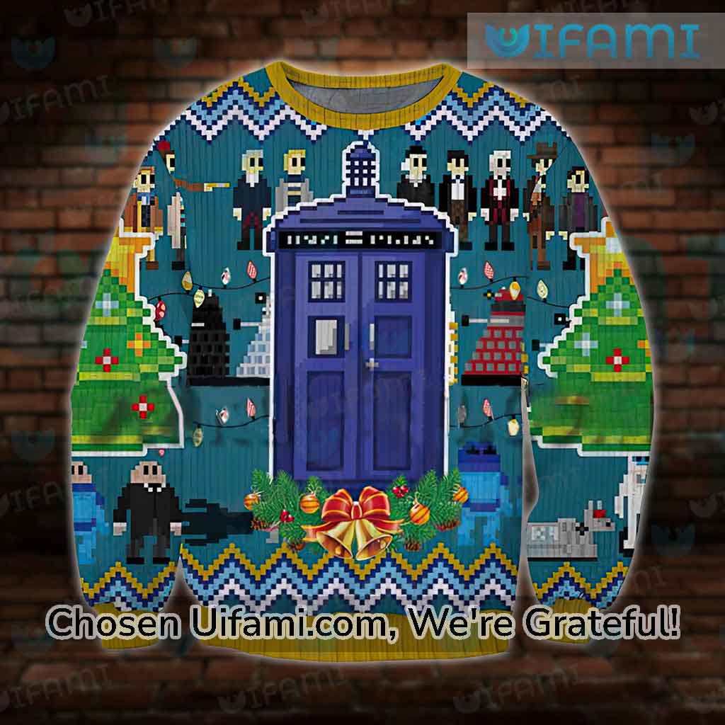 Doctor Who Ugly Christmas Sweater Perfect Gift