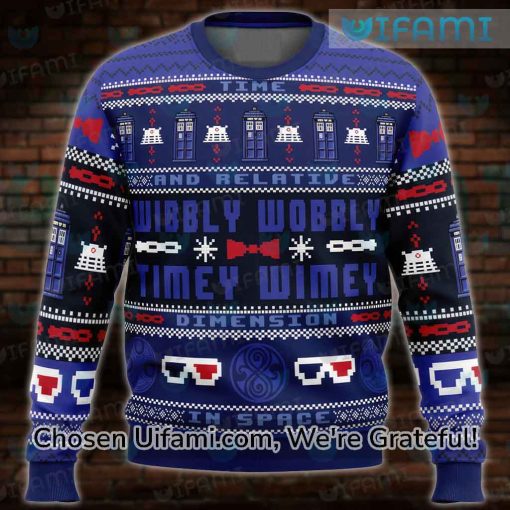 Doctor Who Ugly Sweater Tempting Doctor Who Gifts For Him