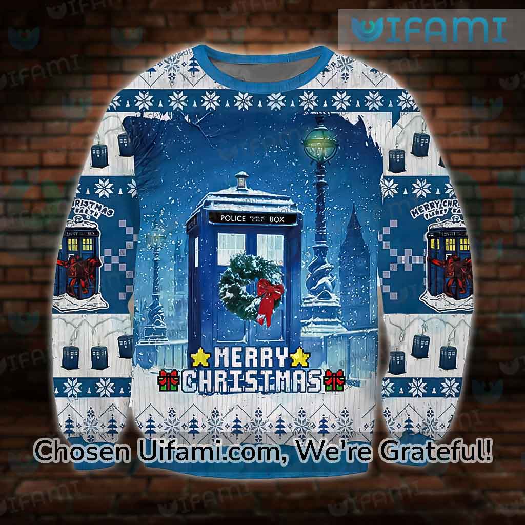 Dr Who Ugly Christmas Sweater Novelty Gift