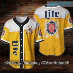Miller Lite Baseball Jersey Inexpensive Gift