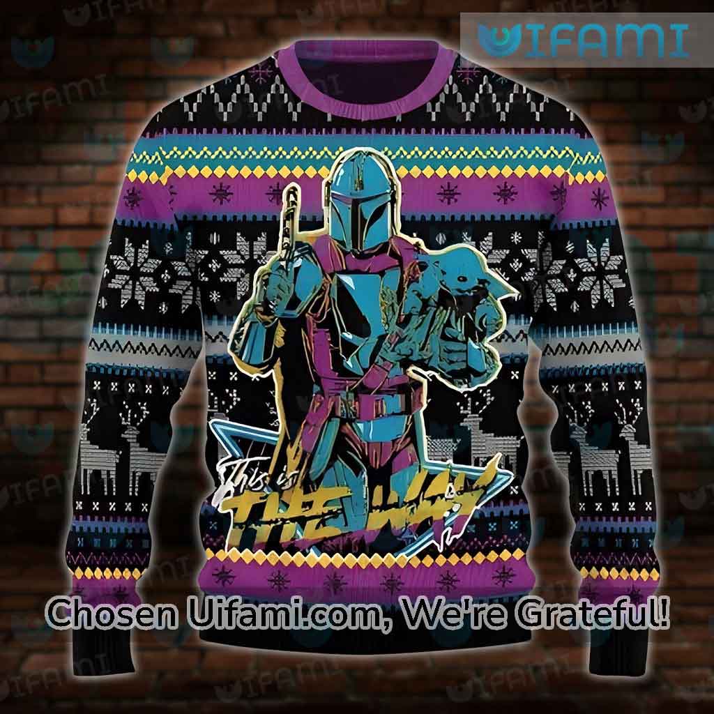 The Mandalorian Sweater Attractive The Mandalorian Gifts For Him