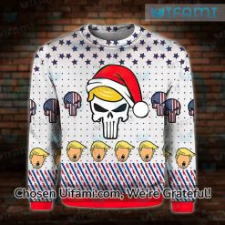 The Punisher Christmas Sweater Outstanding Trump USA Gift
