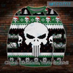 The Punisher Christmas Sweater Outstanding Trump USA Gift