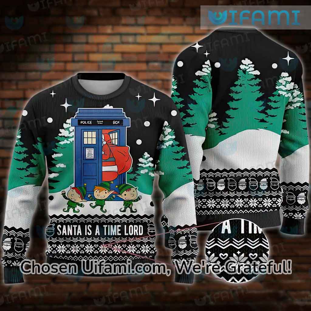 Ugly Christmas Sweater Dr Who Surprise Gift